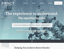 Tablet Screenshot of impactplan.com